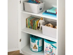 Biblioteca|Sobuy armário de criança, armário de livros infantis, armário infantil KMB43-W Branco