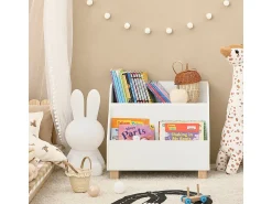 Sobuy armário de criança, armário de livros infantis, armário infantil KMB54-W^ Prateleira
