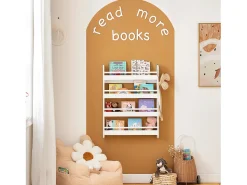 Best Sobuy armário de criança, armário de livros infantis, armário infantil KMB08-K-W Branco