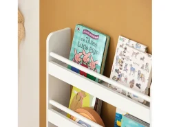 Best Sobuy armário de criança, armário de livros infantis, armário infantil KMB08-K-W Branco
