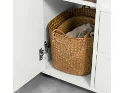 Sobuy armário de impressora, Armário para impressora, carrinho de livros FBT105-W Branco