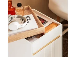 Consola*Sobuy armário de impressora, Armário para impressora, carrinho de livros ASK03-W Branco