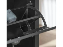 Móvel De Arrumação|Sapateira*Sobuy armário de sapatos, Armário de sapatos estreito, armário para sapatos FSR87-SCH Preto