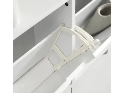 Clearance Sobuy armário de sapatos, Armário de sapatos estreito, armário para sapatos FSR100-W Branco