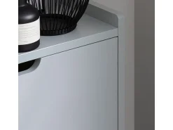 Móvel De Arrumação|Sapateira*Sobuy armário de sapatos, Armário de sapatos estreito, armário para sapatos FSR151-H-HG Cinzento
