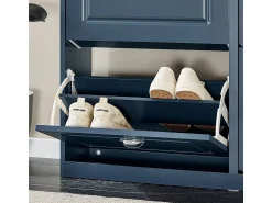 Móvel De Arrumação|Sapateira|Sobuy armário de sapatos, Armário de sapatos estreito, armário para sapatos FSR78-B Azul