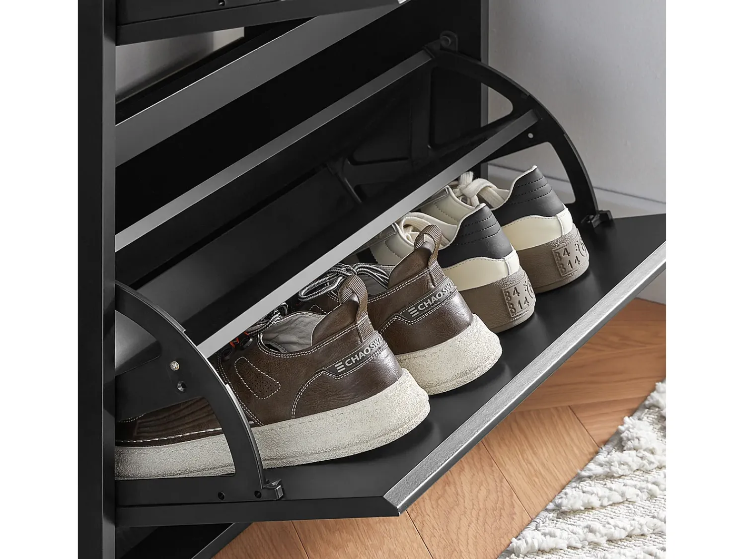 Sobuy armário de sapatos, Armário de sapatos estreito, armário para sapatos FSR165-W^ Móvel De Arrumação|Sapateira