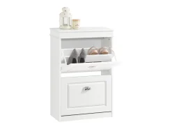 Discount Sobuy armário de sapatos, Armário de sapatos estreito, armário para sapatos FSR78-W Branco