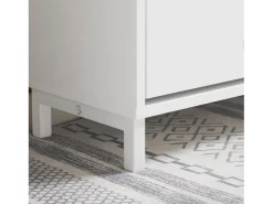 Móvel De Arrumação|Sapateira|Sobuy Armário de sapatos com prateleira, banco, Banco com sapateira FSR151-K-W Branco
