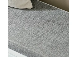Móvel De Arrumação|Sapateira*Sobuy Armário de sapatos com prateleira, banco, Banco com sapateira FSR98-L-W Cinzento / Branco
