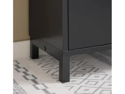 Online Sobuy Armário de sapatos com prateleira, banco, Banco com sapateira FSR151-K-SCH Preto