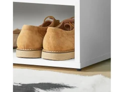 Móvel De Arrumação|Sapateira|Sobuy Armário de sapatos com prateleira, banco, Banco com sapateira FSR25-W Branco