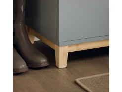 Best Sobuy Armário de sapatos com prateleira, banco, Banco com sapateira FSR117-HG Cinzento