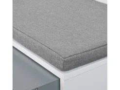Online Sobuy Armário de sapatos com prateleira, banco, Banco com sapateira FSR37-W Branco