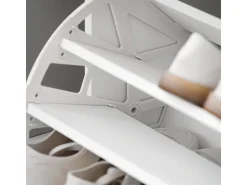 Sobuy Armário de sapatos com prateleira, banco, Banco com sapateira FSR16-HG^ Móvel De Arrumação|Sapateira