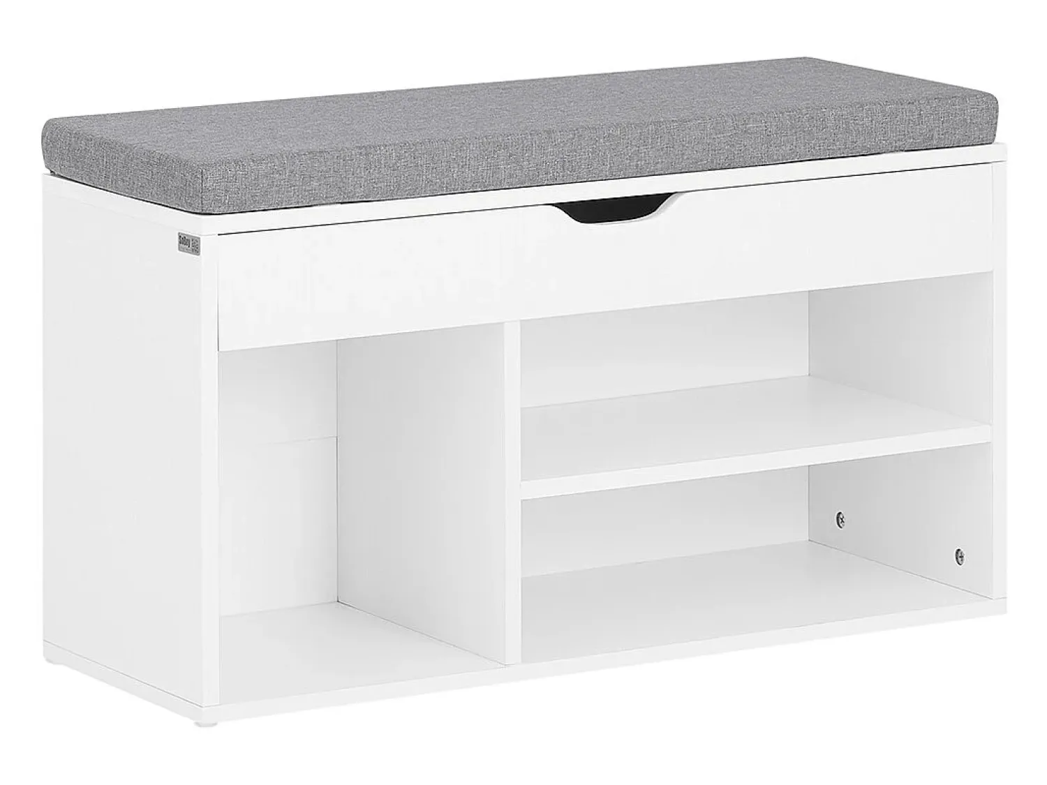 Outlet Sobuy Armário de sapatos com prateleira, banco, Banco com sapateira FSR45-HG Cinzento