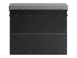 Discount Sobuy Armário de sapatos com prateleira, banco, Banco com sapateira FSR82-K-SCH Preto