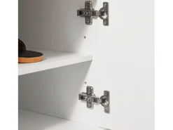 Móvel De Arrumação|Sapateira|Sobuy Armário de sapatos com prateleira, banco, Banco com sapateira FSR117-W Branco