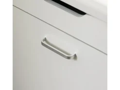 New Sobuy Armário de sapatos com prateleira, banco, Banco com sapateira FSR95-W Branco
