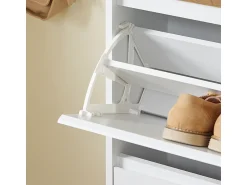 Sobuy Armário de Sapatos com 2 Portas 61x26x91cm Funcional FSR205-NW^ Móvel De Arrumação|Sapateira