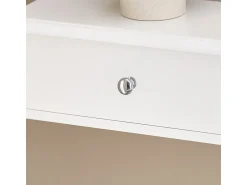Consola*Sobuy Armário Suspenso com Espelho de 43cm Branco
