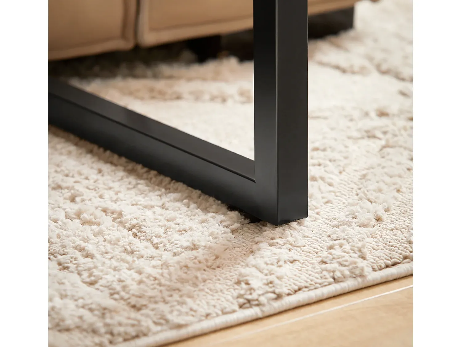 Outlet Sobuy borda de apoio, mesa auxiliar, Mesa auxiliar de sofá FBT44-N Natural claro