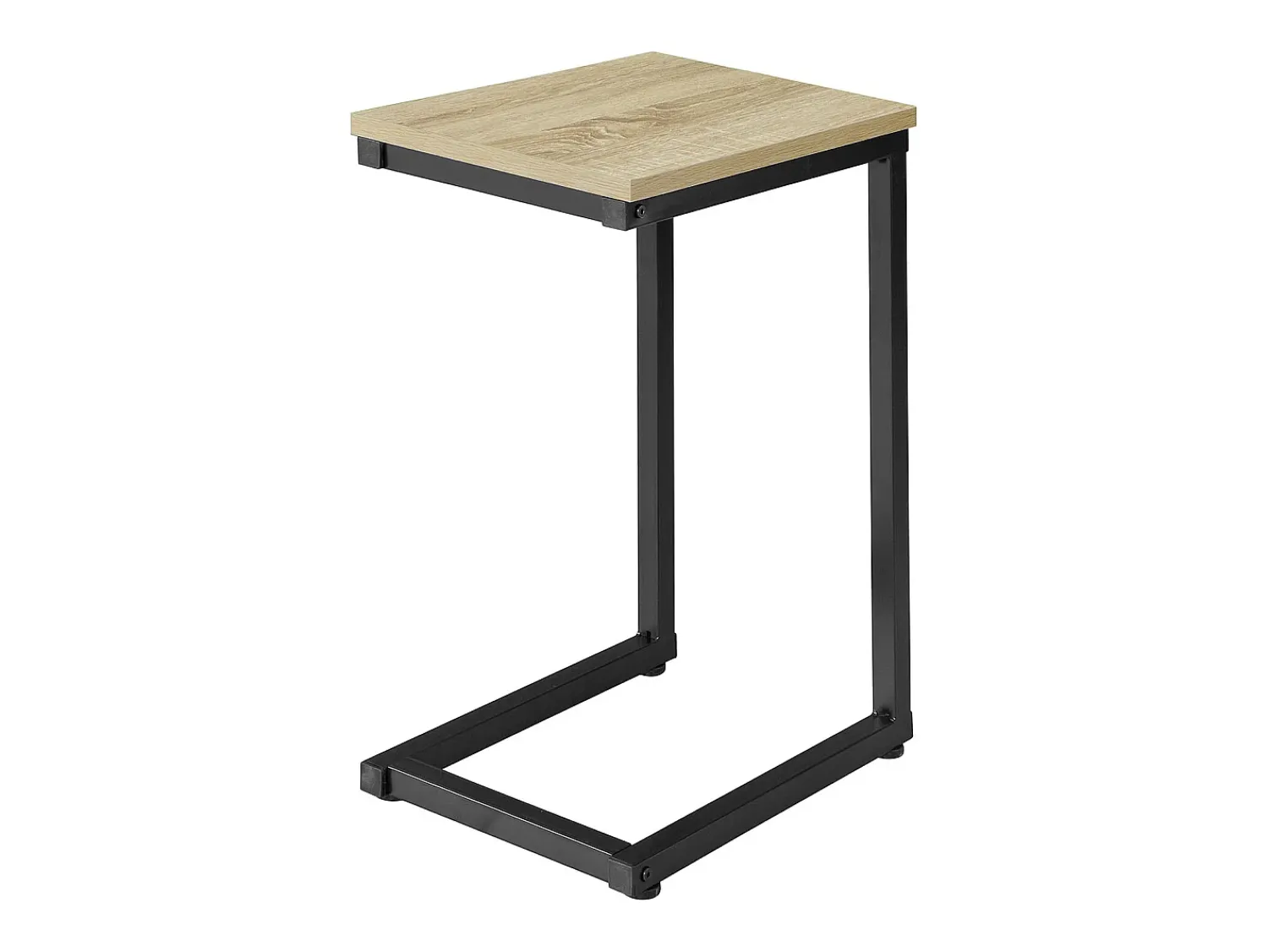Outlet Sobuy borda de apoio, mesa auxiliar, Mesa auxiliar de sofá FBT44-N Natural claro