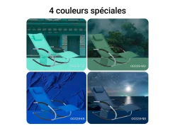 Discount Sobuy cadeira de balanço, cadeira de jardim, cadeira de jardim exterior OGS28-NB Azul escuro