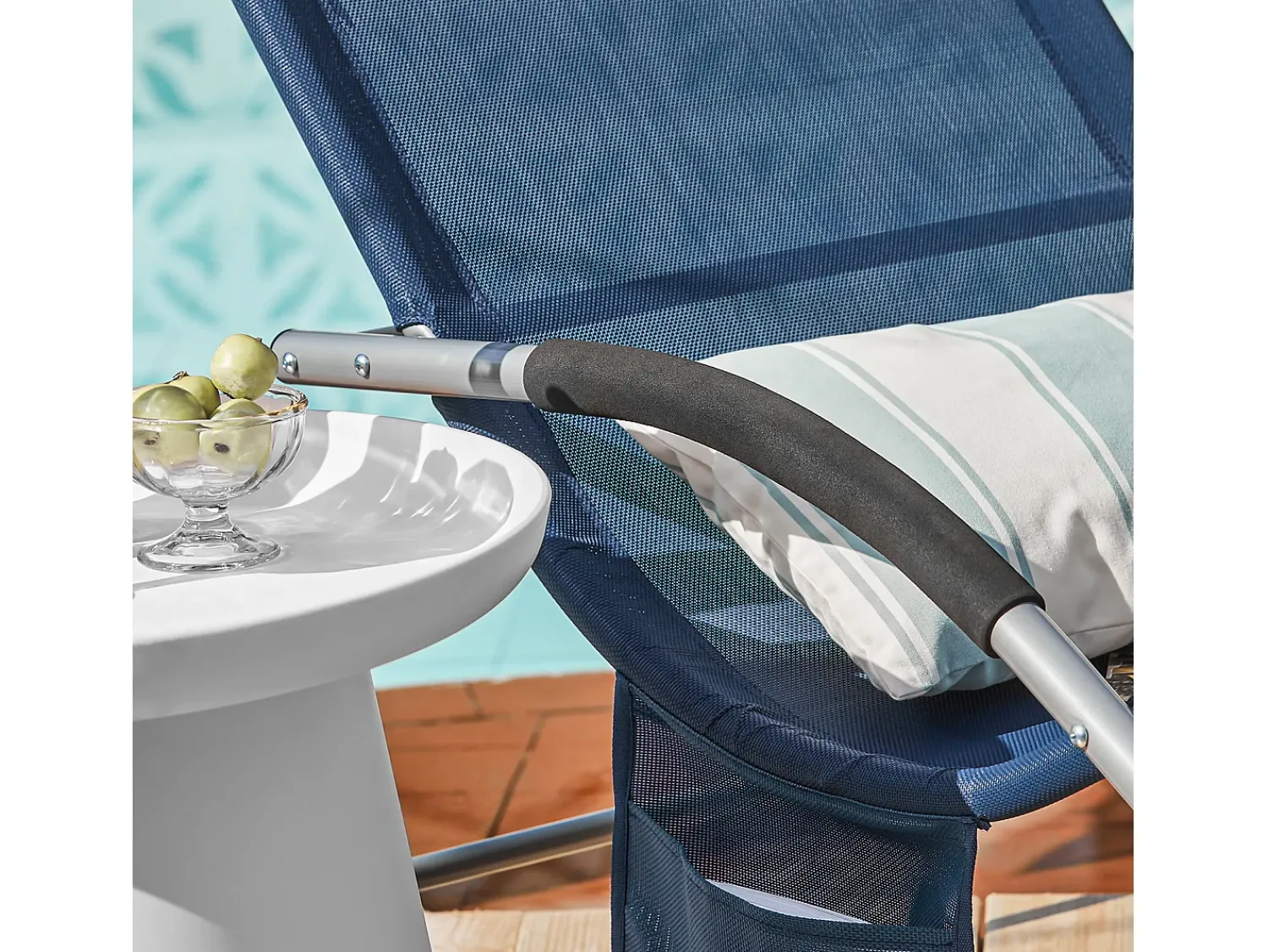 Discount Sobuy cadeira de balanço, cadeira de jardim, cadeira de jardim exterior OGS28-NB Azul escuro
