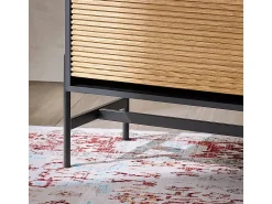 Sobuy Cómoda para hall de entrada com 1 gaveta e 2 abas para entrada, corredor e sala de estar 64x40x115 cm HFSR03-SCH^ Móvel De Arrumação|Sapateira