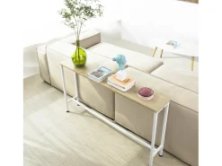 Consola*Sobuy Complexo de console, consola, Consola de entrada FSB19-Z Castanho