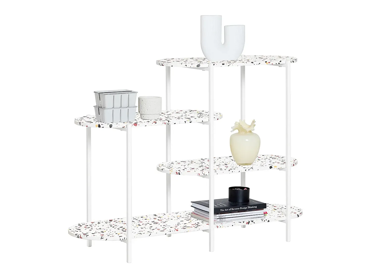 Sobuy Complexo de console, consola, Consola de entrada FSB89-W Branco