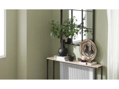 Consola*Sobuy Complexo de console, consola, Consola de entrada FSB19-XL-Z Natural claro