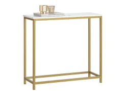 Sobuy Complexo de console, consola, Consola de entrada FSB29-G Dourado