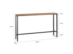 Consola|Sobuy Complexo de console, consola, Consola de entrada FSB19-N Natural claro