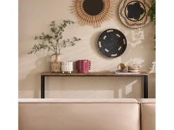 Consola|Sobuy Complexo de console, consola, Consola de entrada FSB19-N Natural claro