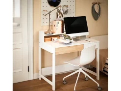 Online Sobuy , último andar da biblioteca, tronco de brinquedo infantil, Prateleiras de parede para quarto infantil, FWT106-W Branco