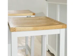 Banco*Sobuy , mesa, Cadeiras dobráveis para uso interno, cadeiras dobráveis, FST29-WNX2 Branco