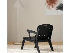 Poltrona|Sobuy , mesa, Cadeiras dobráveis para uso interno, cadeiras dobráveis, HFST02-SCH Preto