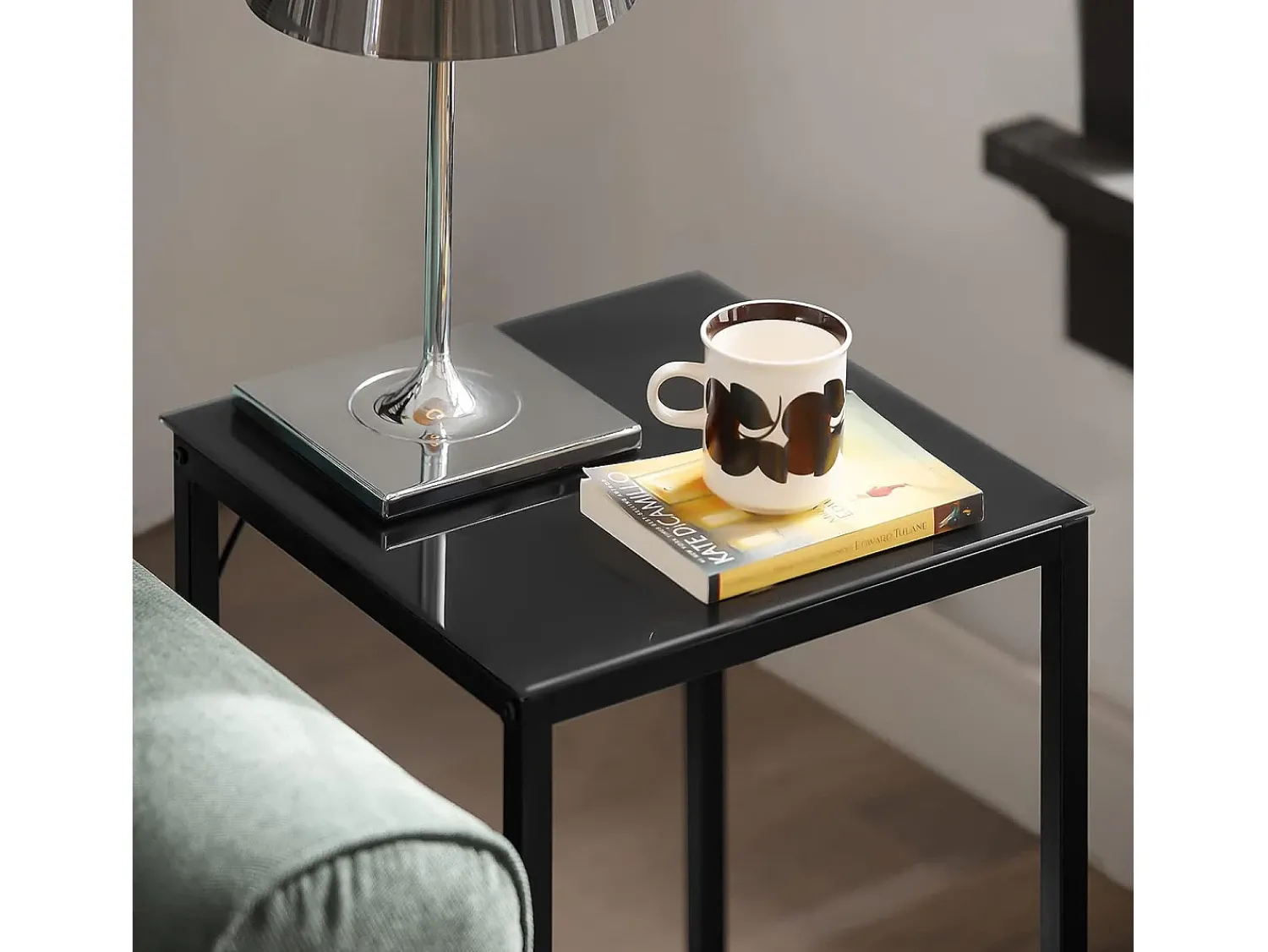 Discount Sobuy mesa de cabeceira, mesa de café, mesa de café redonda FBT99-F Natural escuro