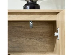 Móvel De Arrumação|Sapateira|Sobuy , móvel de micro-ondas, móvel de cozinha auxiliar, móvel de buffet, FSB96-G Natural escuro