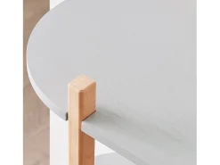 New Sobuy , prateleira de mesa, Prateleira de escrivaninha, prateleira de escritório, HSTR01-H-HG Cinzento
