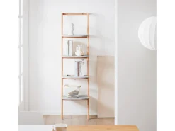 Sobuy , prateleira de mesa, Prateleira de escrivaninha, prateleira de escritório, HSTR02-K-HG Cinzento