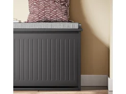 Móvel De Arrumação|Sapateira|Sobuy Sapateira Fino Madeira 8-10 Pares 158kg Carga Preta 100x26x46cm Preto