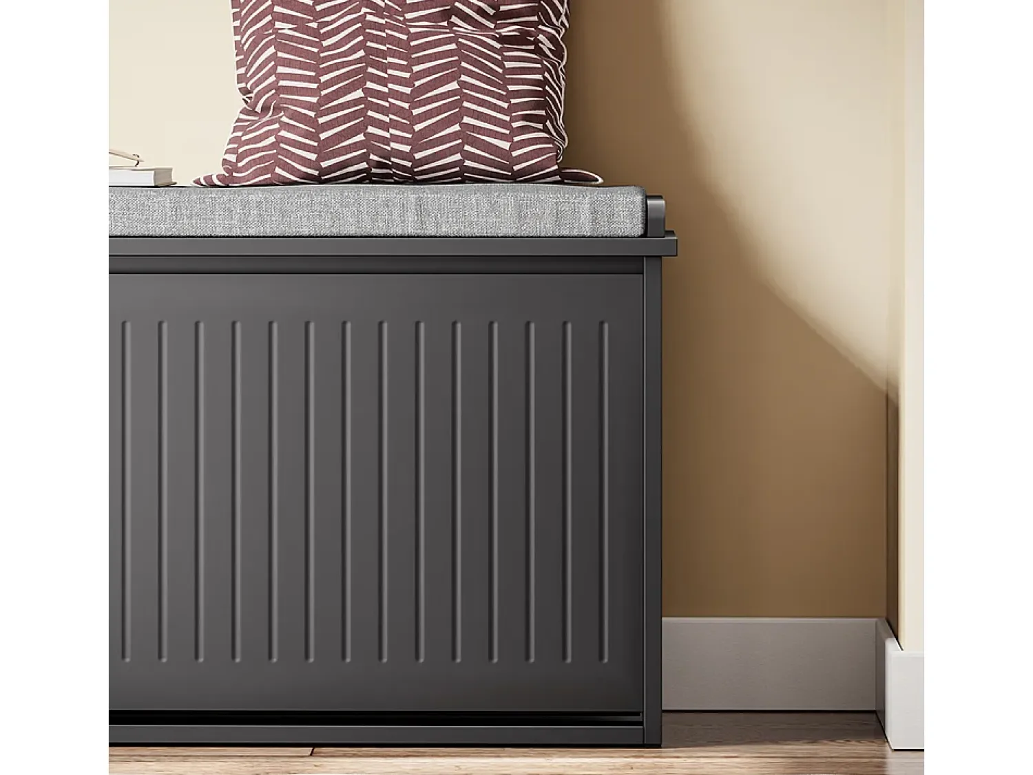 Móvel De Arrumação|Sapateira|Sobuy Sapateira Fino Madeira 8-10 Pares 158kg Carga Preta 100x26x46cm Preto