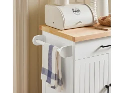 Móvel De Arrumação|Sobuy , sobremesas, sobremesa, rodinhas de cozinha, FKW119-WN Branco