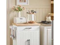 Móvel De Arrumação|Sobuy , sobremesas, sobremesa, rodinhas de cozinha, FKW119-WN Branco