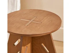Mesa De Apoio*Sobuy , sofá mesa lateral, Prato com rodas, móvel de telefone, HFBT01-K-BR Castanho