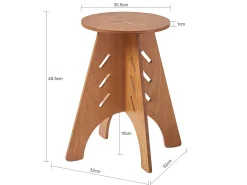 Mesa De Apoio*Sobuy , sofá mesa lateral, Prato com rodas, móvel de telefone, HFBT01-K-BR Castanho