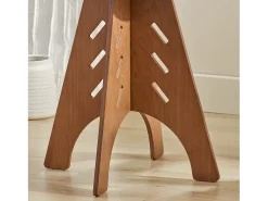 Mesa De Apoio*Sobuy , sofá mesa lateral, Prato com rodas, móvel de telefone, HFBT01-K-BR Castanho